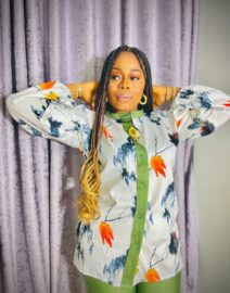 Artistic embroidered two-piece top set 11