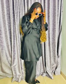 Artistic embroidered two-piece top set 5B